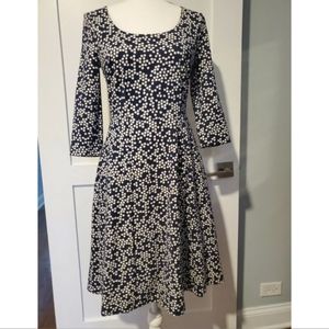 Boden Navy Print Dress